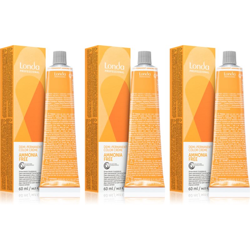 Londa Professional Demi-Permanent Color Demi-Permanent Color Creme demipermanentná farba na vlasy výhodné balenie odtieň 4/71