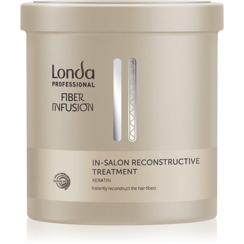 Londa Professional Fiber Infusion In-Salon Reconstructive Treatment відновлювальна маска для пошкодженого волосся з кератином 750 мл
