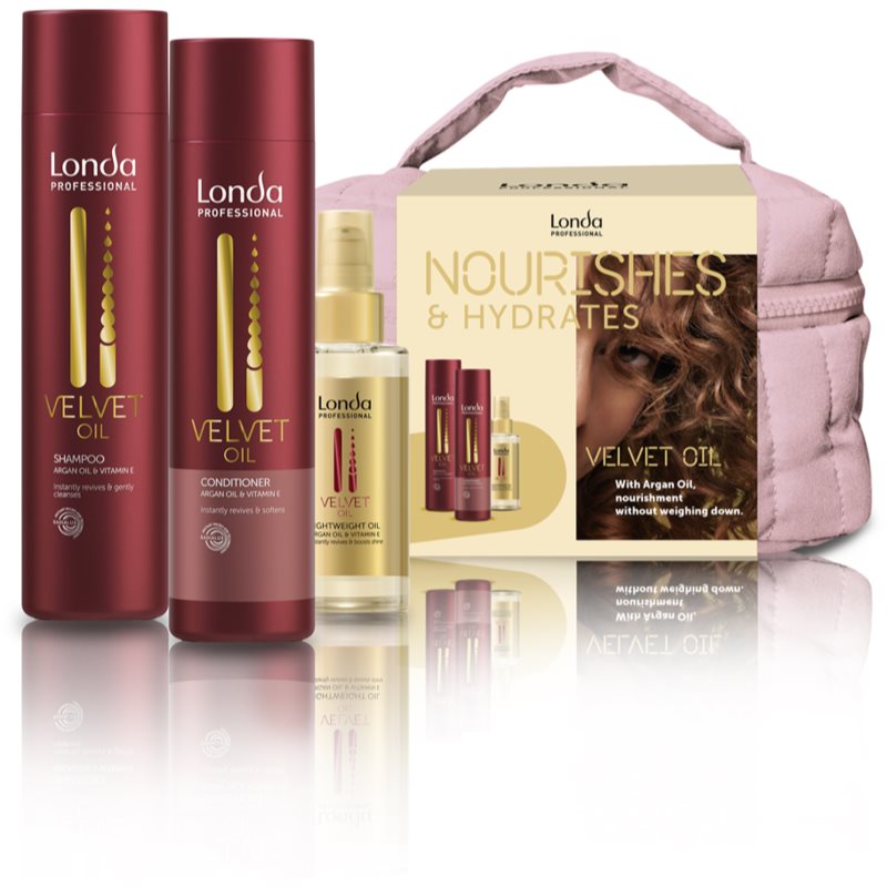Londa Professional Velvet Oil Set подаръчен комплект за хидратация и блясък