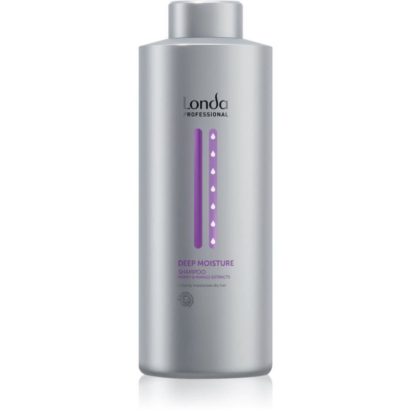 Londa Professional Deep Moisture intensyviai maitinantis šampūnas sausiems plaukams 1000 ml