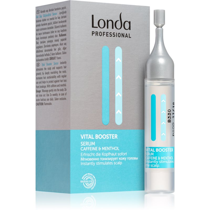 Londa Professional Vital Booster зміцнююча та відновлююча сироватка для волосся для пошкодженого волосся 6x9 мл