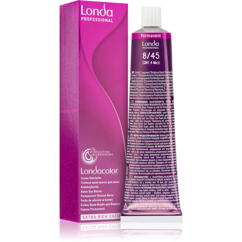 

Londa Professional Permanent Color перманентна фарба для волосся відтінок 8/45