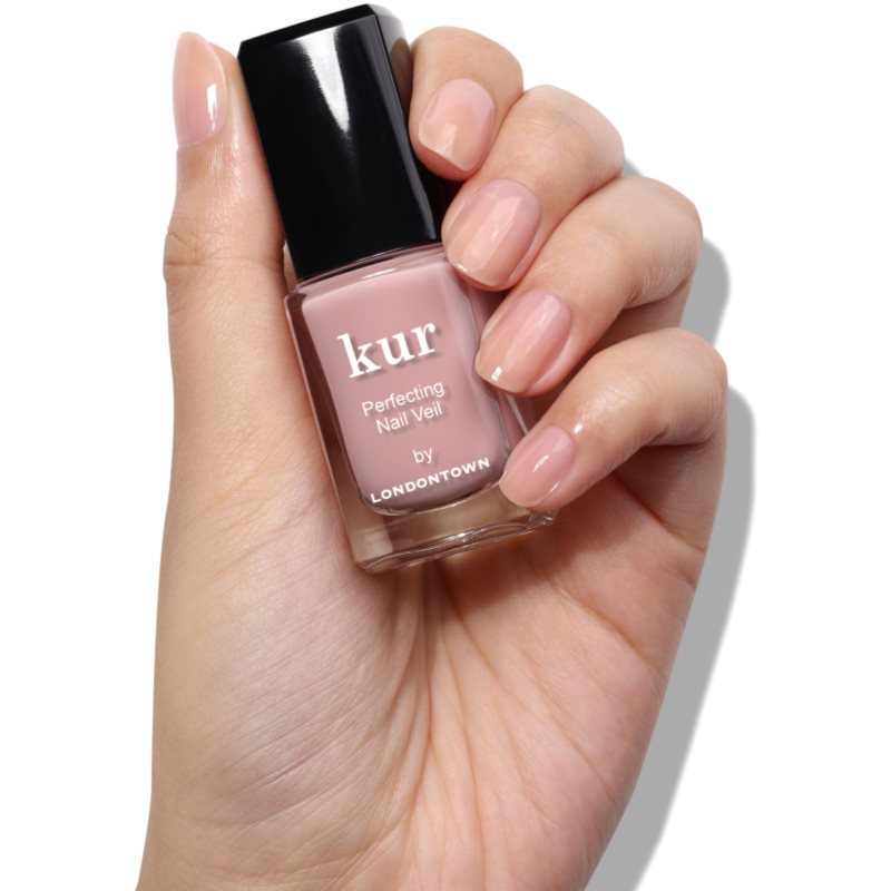 LONDONTOWN Kur Perfecting Nail Veil зміцнюючий лак для нігтів відтінок 4 12 мл