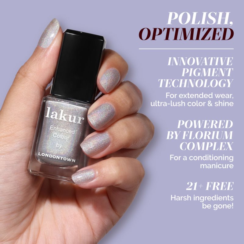LONDONTOWN Lakur dlouhotrvající lak na nehty odstín Nice & Icy 12 ml (obrázek 4)