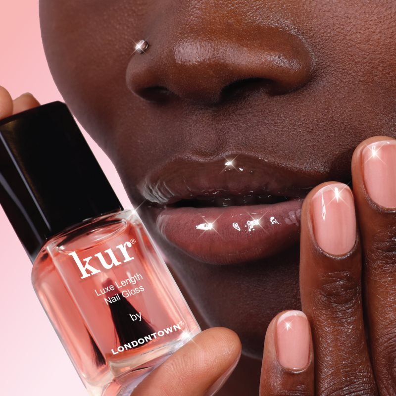 LONDONTOWN Kur Luxe Length Nail Gloss posilující lak pro slabé a poškozené nehty 12 ml (obrázek 4)