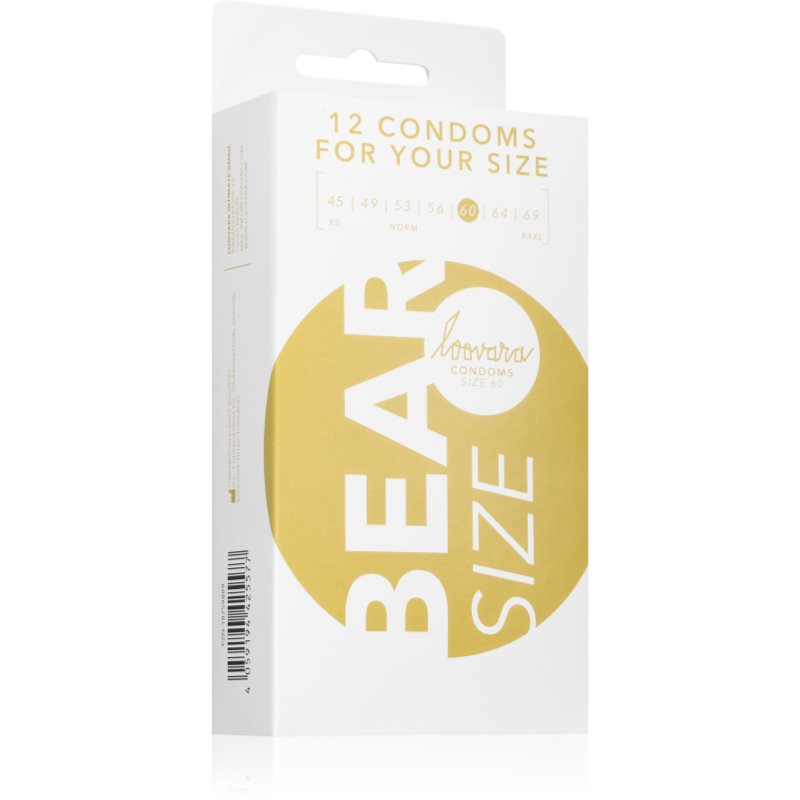 Loovara Bear 60 mm prezerwatywy 12 szt.