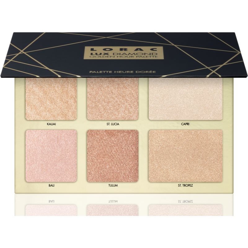 

Lorac LUX Diamond палетка хайлайтерів відтінок Golden Hour