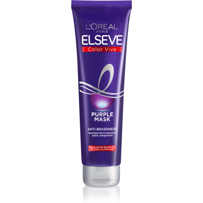 L’Oréal Paris Elseve Color-Vive Purple Nourishing Mask For Blondes And Highlighted Hair 150 Ml