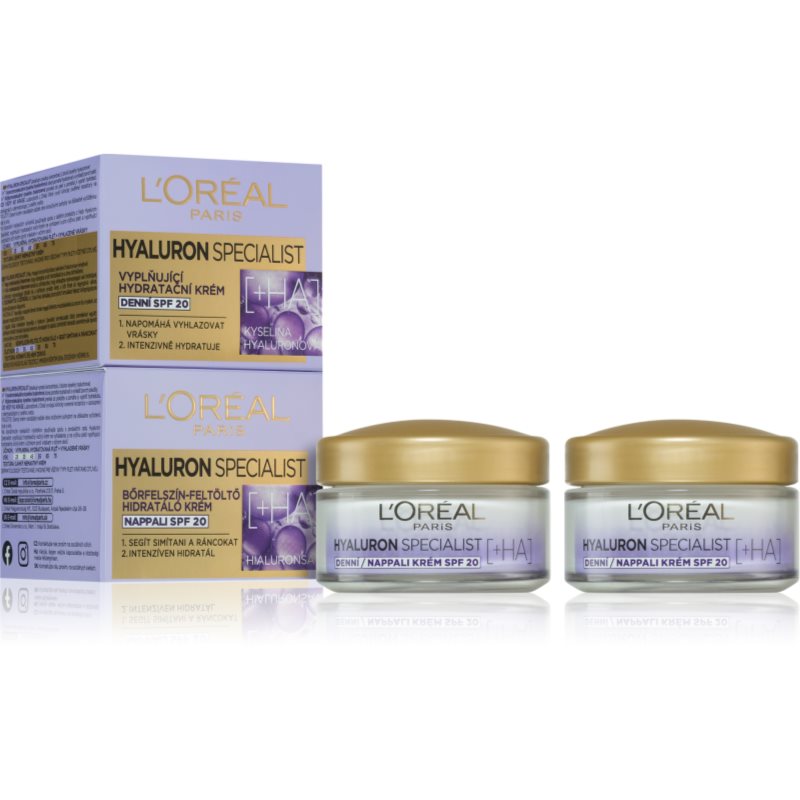 

L’Oréal Paris Hyaluron Specialist зволожуючий крем для заповнення зморшок (SPF 20)