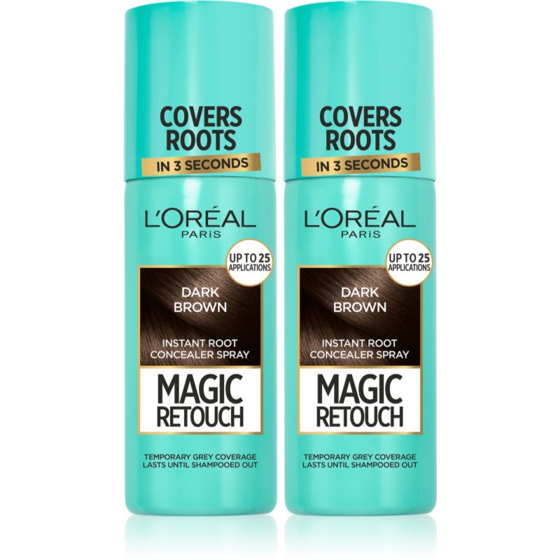 L’Oréal Paris Magic Retouch sada odtieň Dark Brown