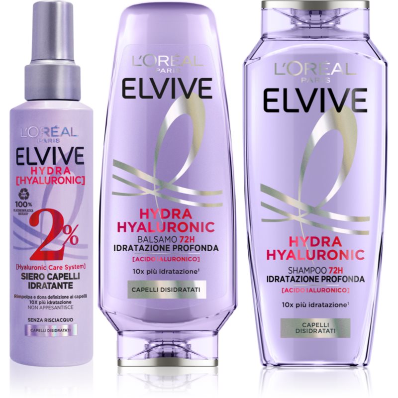 L’Oréal Paris Elvive Hydra Hyaluronic set para cabello