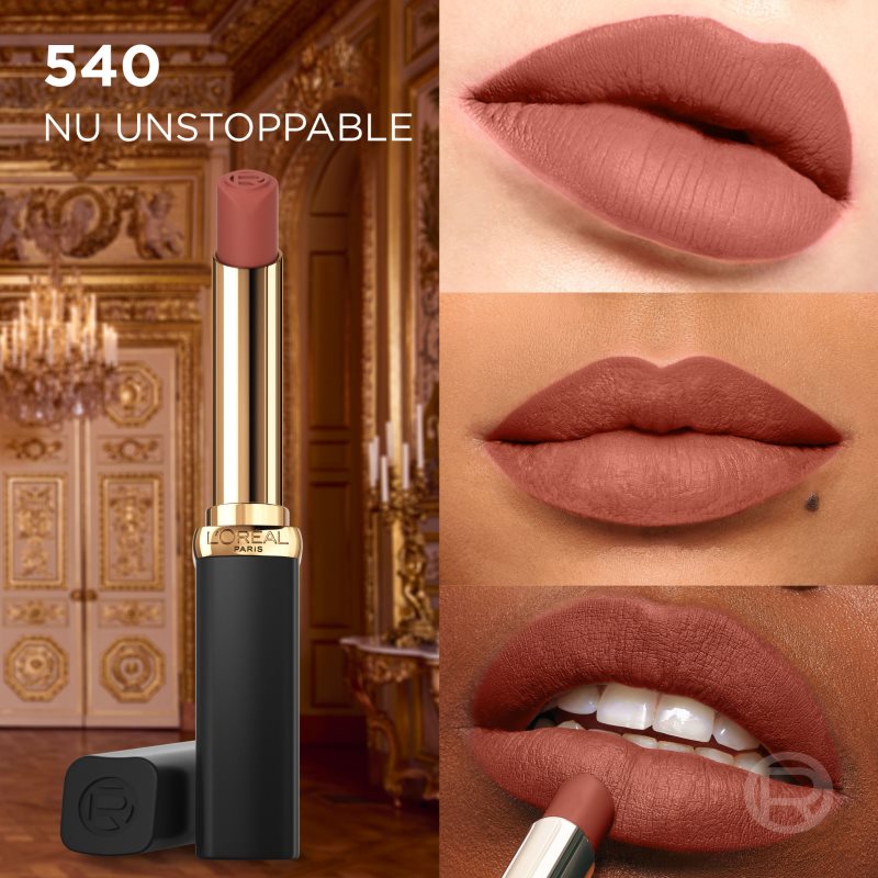 L’Oréal Paris Color Riche Intense Volume Matte Slim Ultra Matt Long-lasting Lipstick 540 NU UNSTOPPABLE 1 Pc