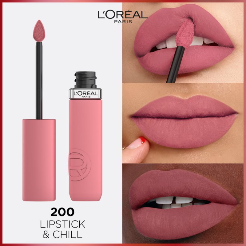 L’Oréal Paris Infaillible Matte Resistance Moisturising Matt Lipstick Shade 200 Lipstick&Chill 5 Ml