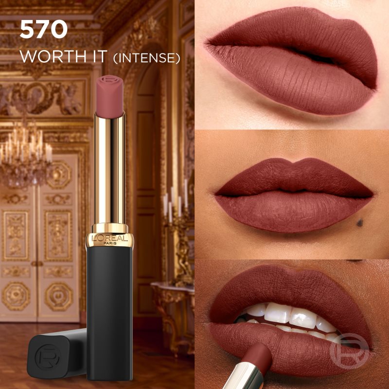 L’Oréal Paris Color Riche Intense Volume Matte Slim стійка губна помада з матовим ефектом 570 WORTH IT INTENSE 1 кс