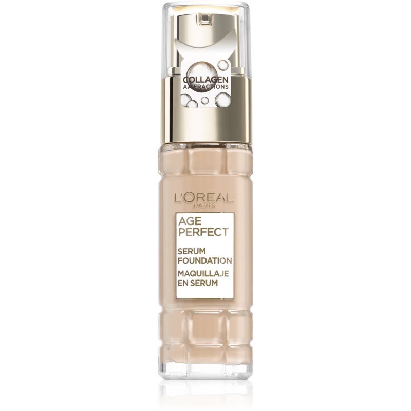 L’Oréal Paris Age Perfect Serum Foundation make-up pro zralou pleť odstín 150 - Cream Beige 30 ml