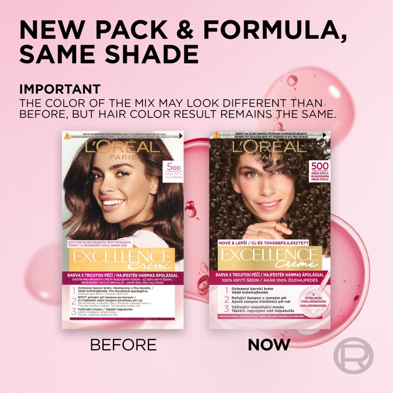 L’Oréal Paris Excellence Creme Hair Colour Shade 5 Light Brown 1 Pc