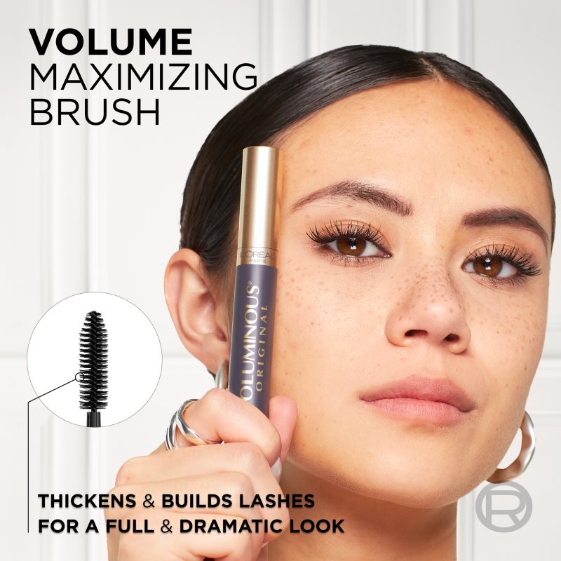 L’Oréal Paris Voluminous Carbon dúsító szempillaspirál Extra Black 7.5 ml termék 2. képe