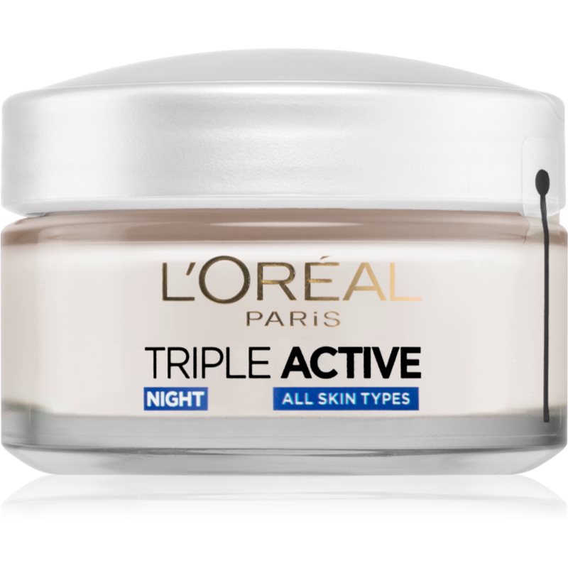 L’Oréal Paris Triple Active Night nočna vlažilna krema za vse tipe kože 50 ml