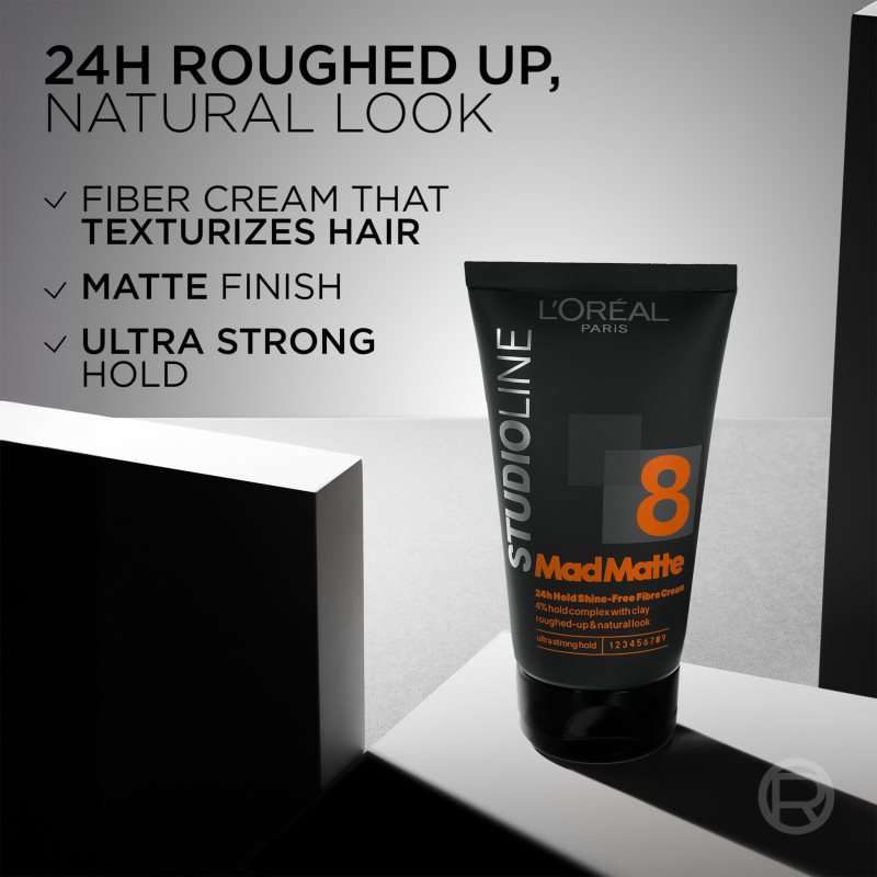 L’Oréal Paris Studio Line Mad Matte krém na vlasy s matujícím efektem 150 ml (obrázek 5)