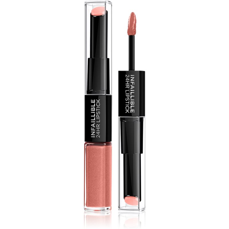 L'Oréal Paris Infaillible 24H Lipstick 5 ml rúž pre ženy 312 Incessant Russet tekutý rúž