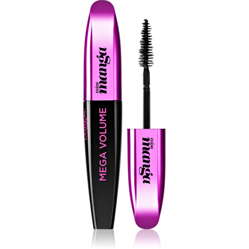 

L’Oréal Paris Mega Volume Miss Manga об'ємна туш для вій відтінок Black