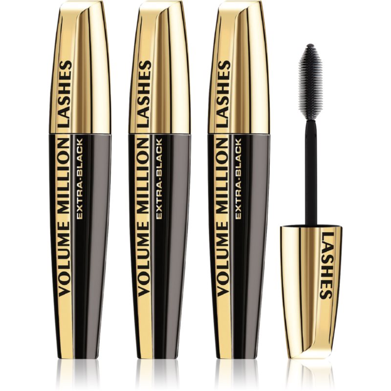 

L’Oréal Paris Volume Million Lashes Extra Black підкручуюча подовжуюча туш для вій Black відтінок