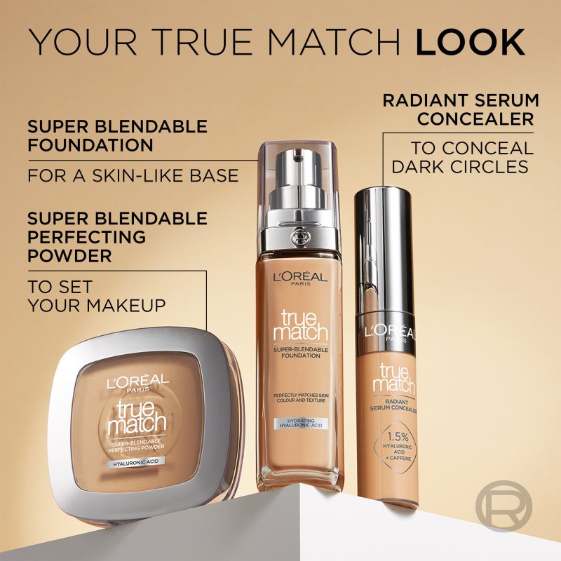 L’Oréal Paris True Match Fond De Teint Liquide Teinte 6N 30 Ml