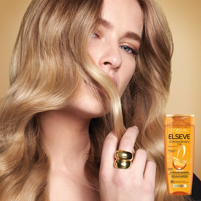 L’Oréal Paris Elseve Extraordinary Oil Shampoing Nourrissant Pour Cheveux Secs 400 Ml