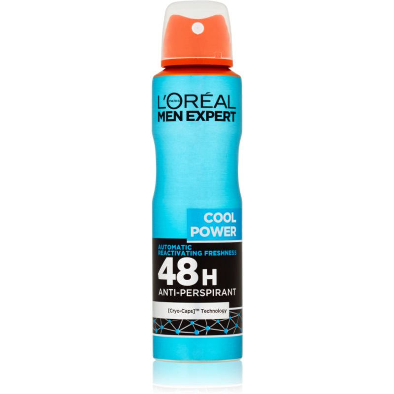E-shop L’Oréal Paris Men Expert Cool Power antiperspirant ve spreji 150 ml