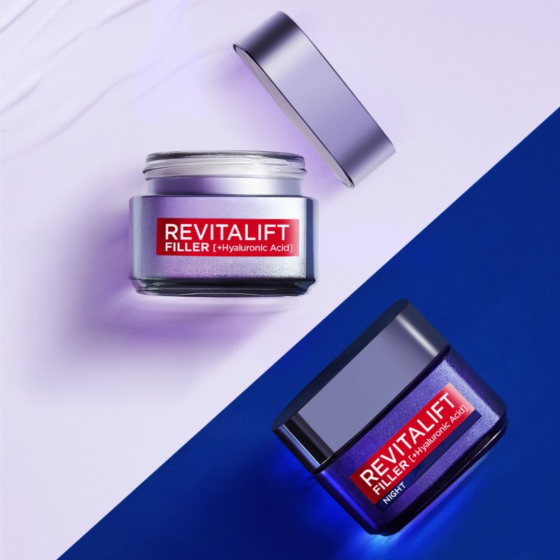L’Oréal Paris Revitalift Filler нічний крем для заповнення зморшок проти старіння 50 мл