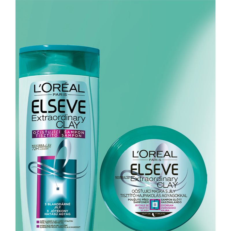 L’Oréal Paris Elseve Extraordinary Clay шампунь для жирного волосся 250 мл