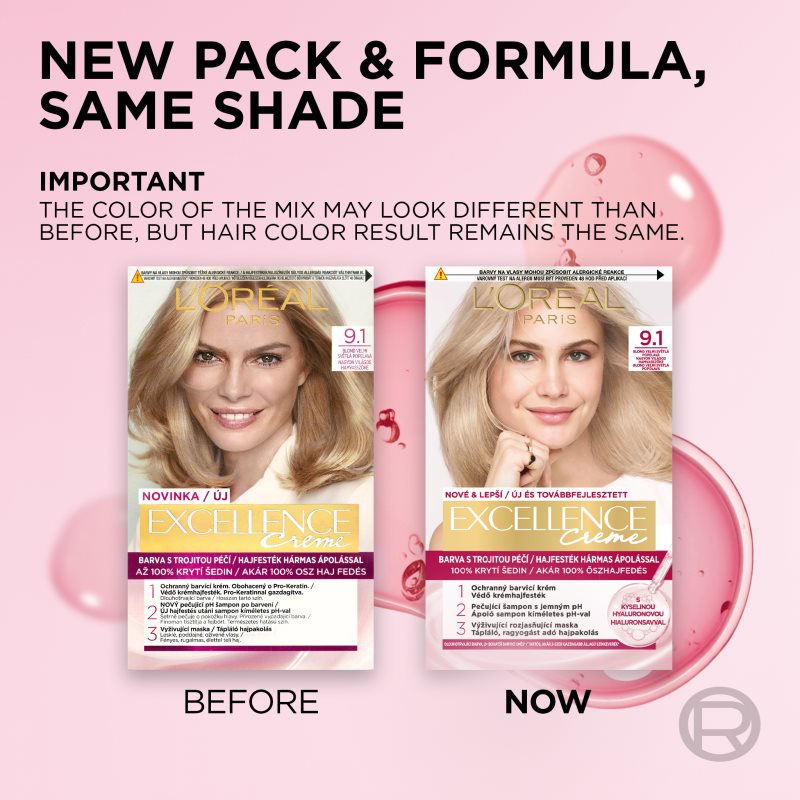 L’Oréal Paris Excellence Creme фарба для волосся відтінок 9.1