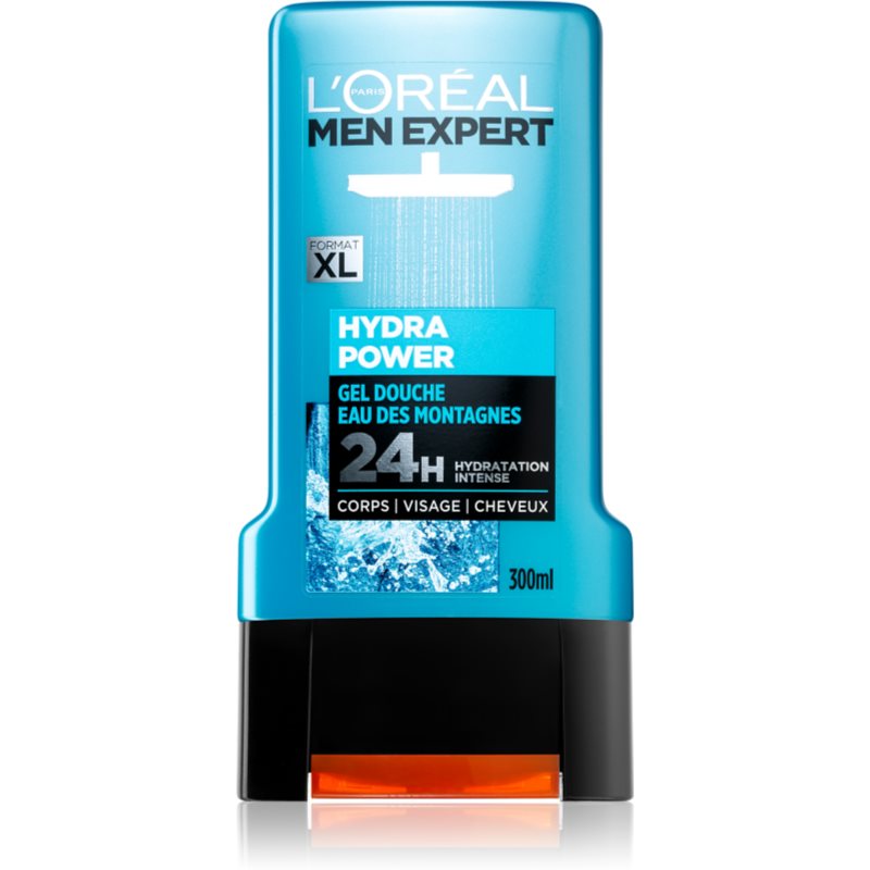 L’Oréal Paris Men Expert Hydra Power gel doccia per viso, corpo e capelli 300 ml