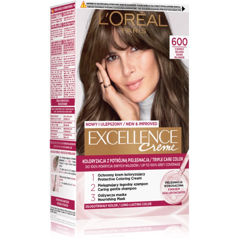 L’Oréal Paris Excellence Creme Hårfärg Skugga 600 1 st. female