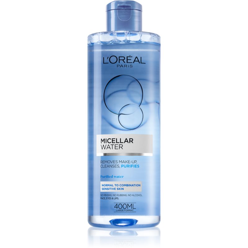 L’Oréal Paris Micellar Water micelárna voda pre normálnu až zmiešanú citlivú pleť 400 ml