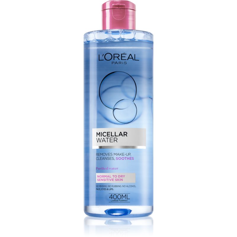 

L’Oréal Paris Micellar Water міцелярна вода для нормальної, сухої та чутливої шкіри