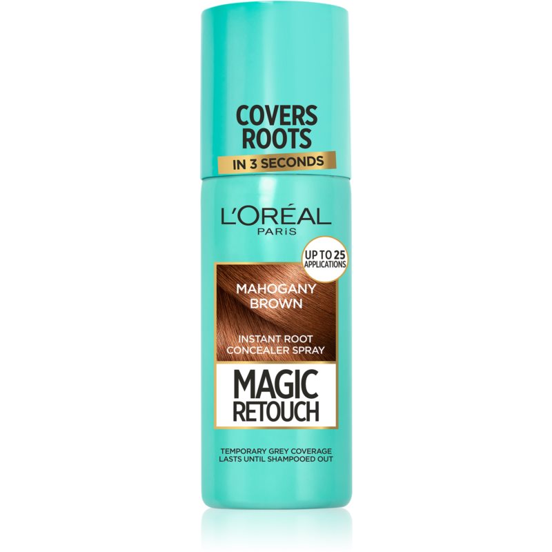 L’Oréal Paris Magic Retouch pršilo za takojšnje prekritje narastka odtenek Mahogany Brown 75 ml