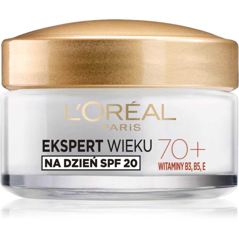 Zdjęcia - Kremy i toniki LOreal L’Oréal Paris Ekspert wieku 70+ odżywczy krem na dzień przeciw zmarszczkom 50 ml 