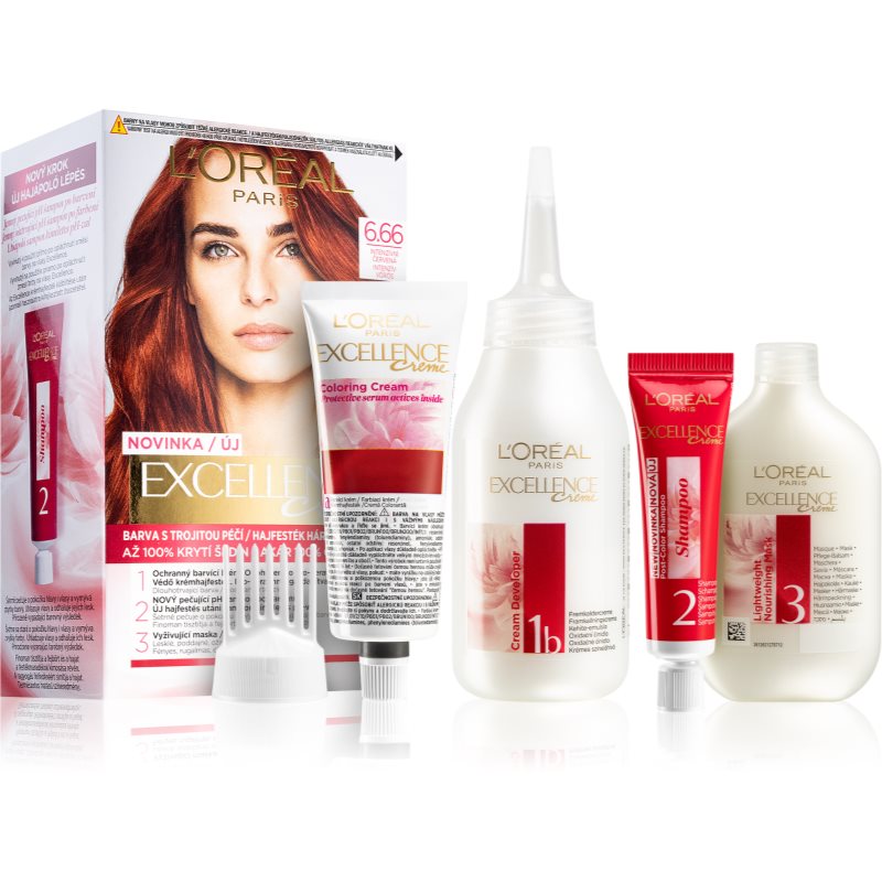 

L’Oréal Paris Excellence Creme фарба для волосся відтінок 6.66