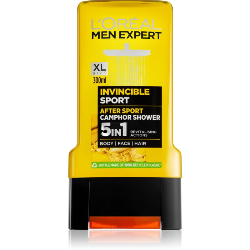 L'Oréal Paris Men Expert Invincible Sport 5 in 1 300 ml sprchovací gél pre mužov