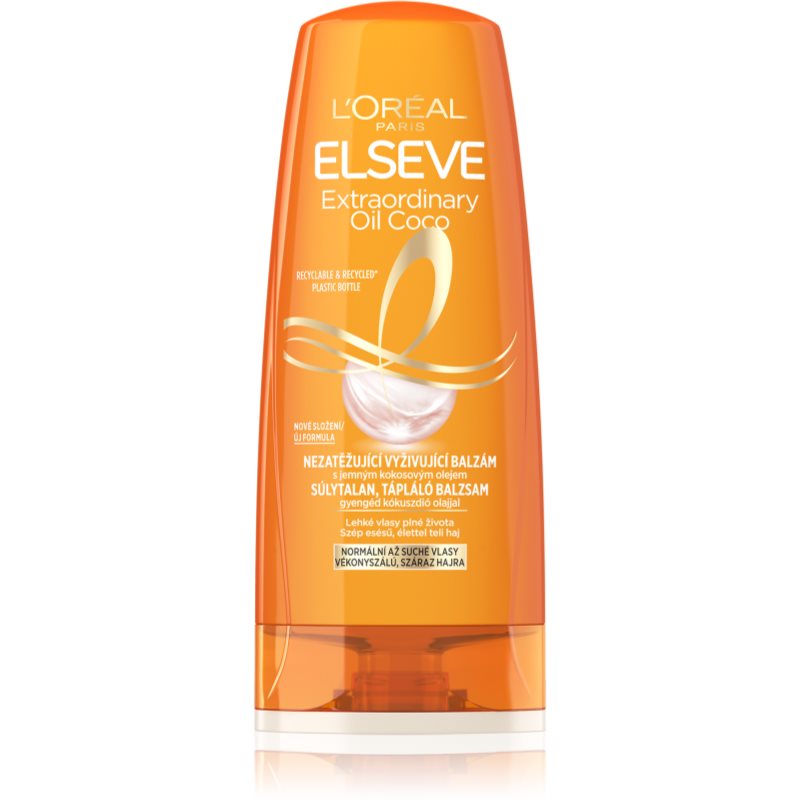 L'Oreal Paris Elseve Extraordinary Oil Coconut nourishing balm for normal to dry hair 200 ml

