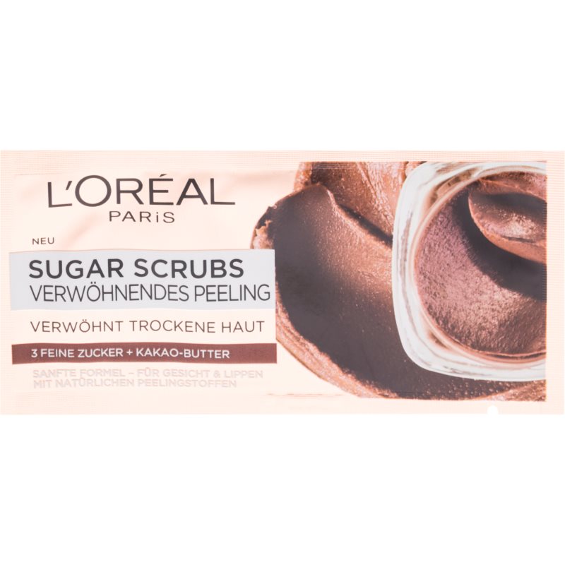 

L’Oréal Paris Sugar Scrubs Peeling маска для розгладження та живлення шкіри