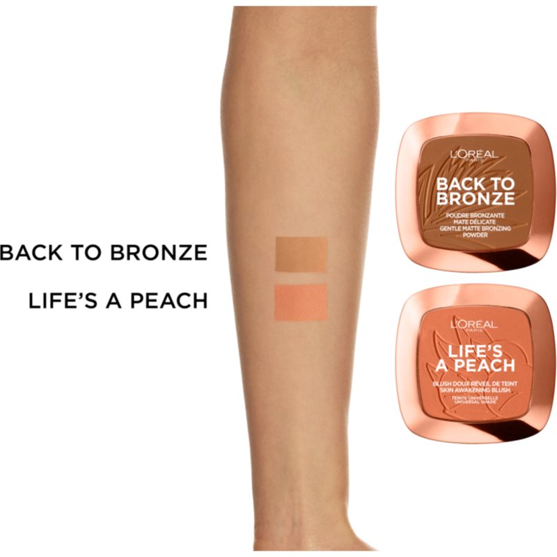 L’Oréal Paris Wake Up & Glow Back To Bronze бронзер відтінок 03 Back To Bronze 9 гр