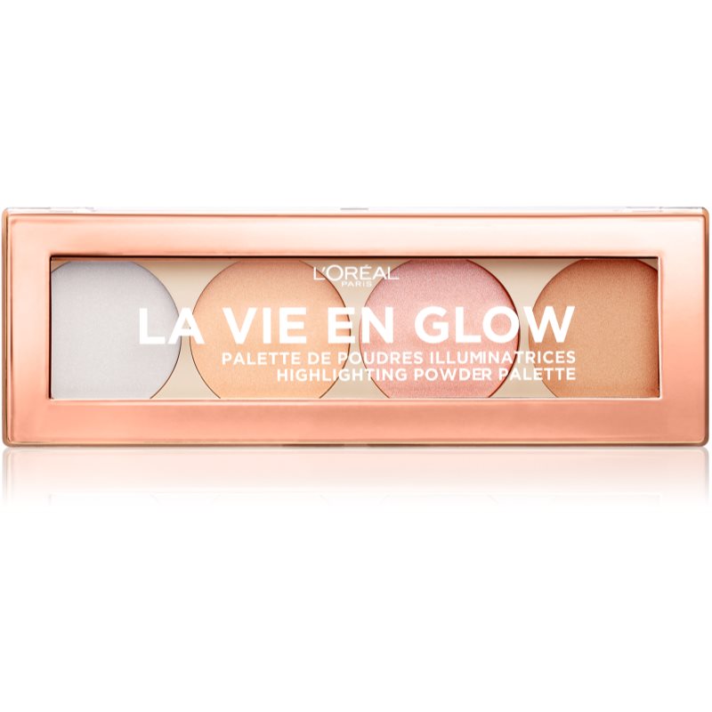 

L’Oréal Paris Wake Up & Glow La Vie En Glow Палетка для контурування обличчя відтінок 02 Cool Glow