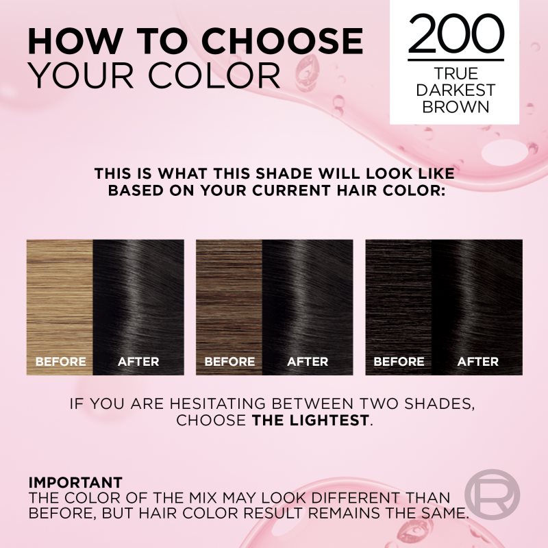 L’Oréal Paris Excellence Creme фарба для волосся відтінок 200 True Darkest Brown 1 кс