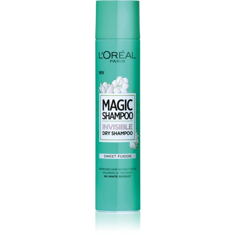 L’Oréal Paris Magic Shampoo Sweet Fusion сухий шампунь для об'єму волосся, який не лишає білих слідів 200 мл