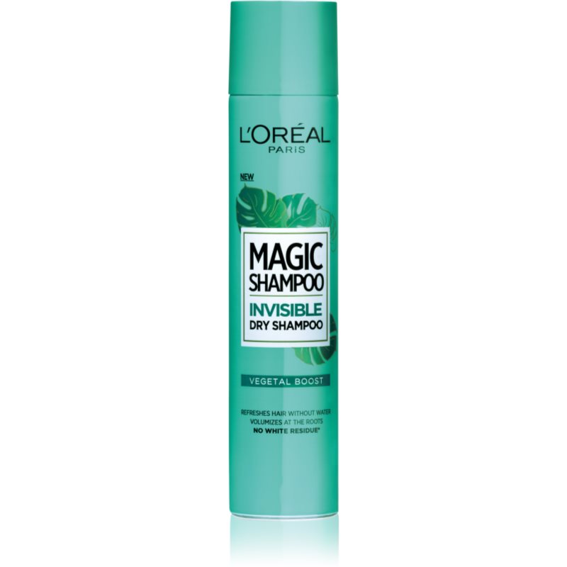 

L’Oréal Paris Magic Shampoo Vegetal Boost сухий шампунь для об'єму волосся, який не лишає білих слідів