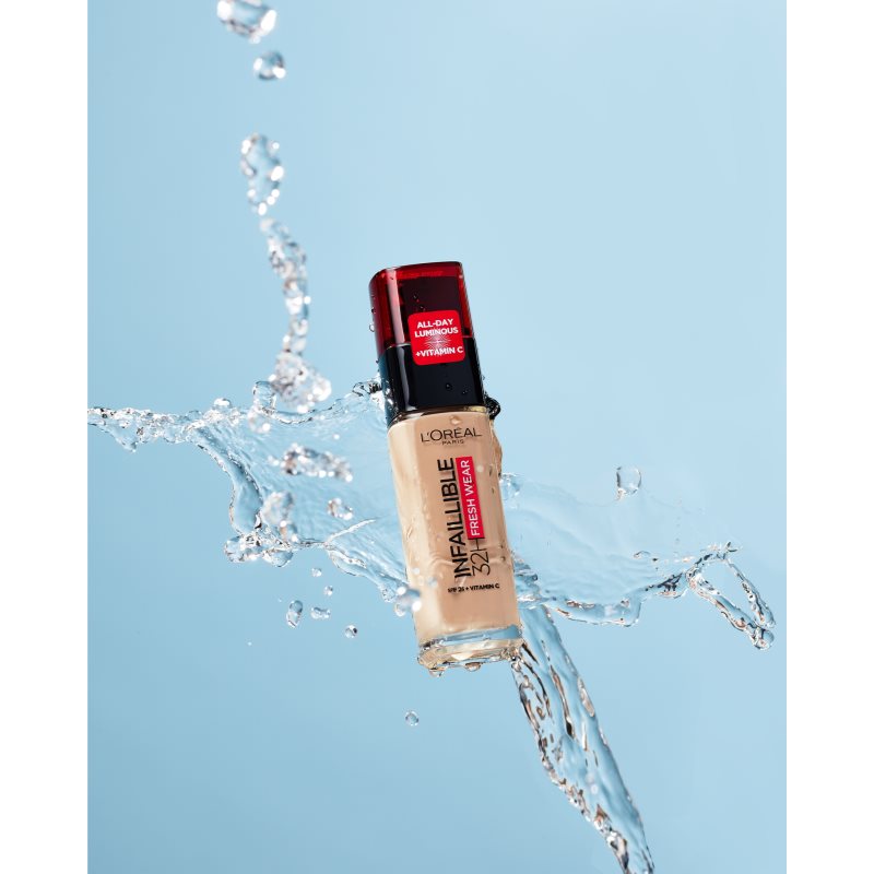 L’Oréal Paris Infaillible 32H Fresh Wear Long-lasting Liquid Foundation Shade 130 True Beige 30 Ml