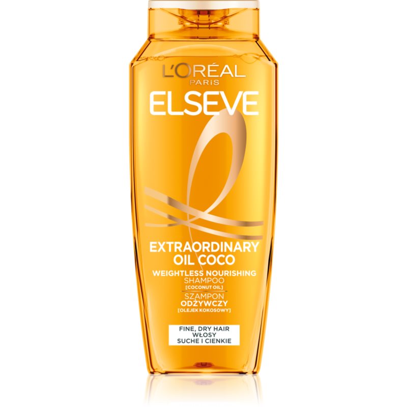 L’Oréal Paris Elseve Extraordinary Oil Coconut Närande schampo För normalt till torrt hår 400 ml female