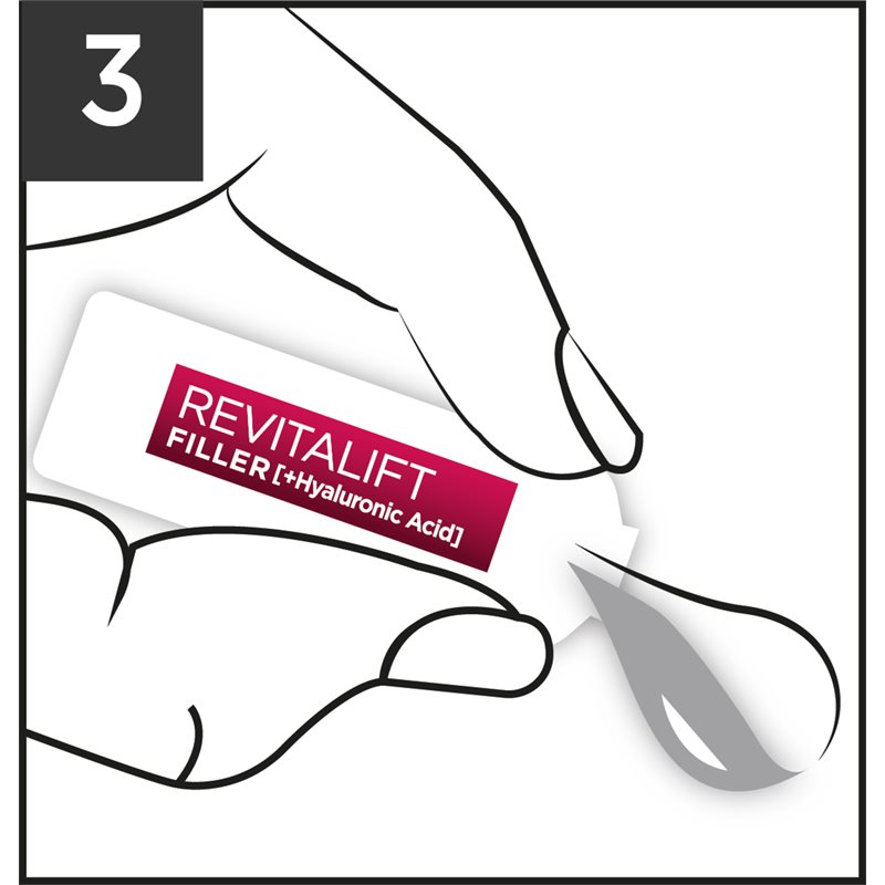 L’Oréal Paris Revitalift Filler заповнююча гіалуронова сироватка в ампулах 7x1,3 мл